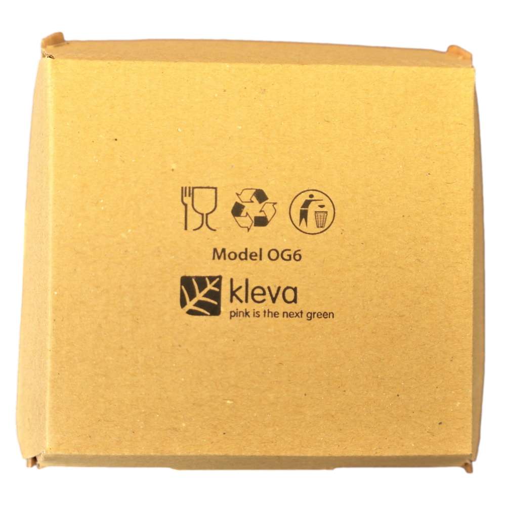 Hamburgerbox aus Kraftkarton 115 x 115 x 85 mm