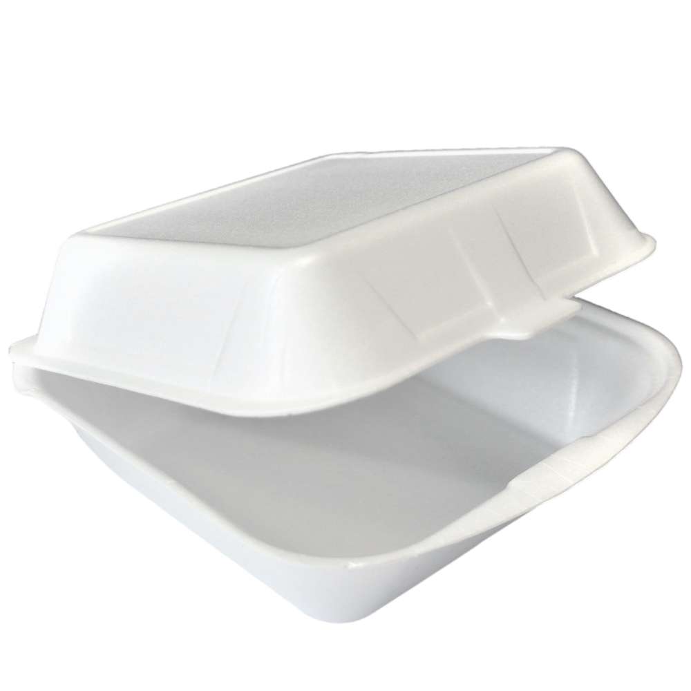 Thermo-Klappbox Hamburger Box XPS Styropor weiß, 185 x 185 x 80 mm (sehr groß / XL) Thermo-Klappbox Hamburger Box XPS Styropor weiß, 185 x 185 x 80 mm (sehr groß / XL)