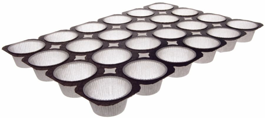 Tray-Backform Muffin, Ø 50 mm x 36 mm (24 Kapseln)