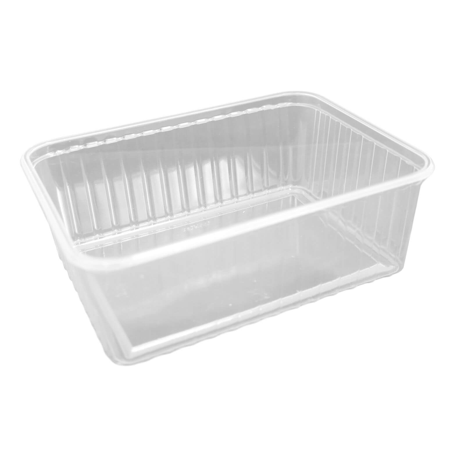 Transparenter Feinkostbecher PS 1000 ml (180 x 135 x 60 mm)