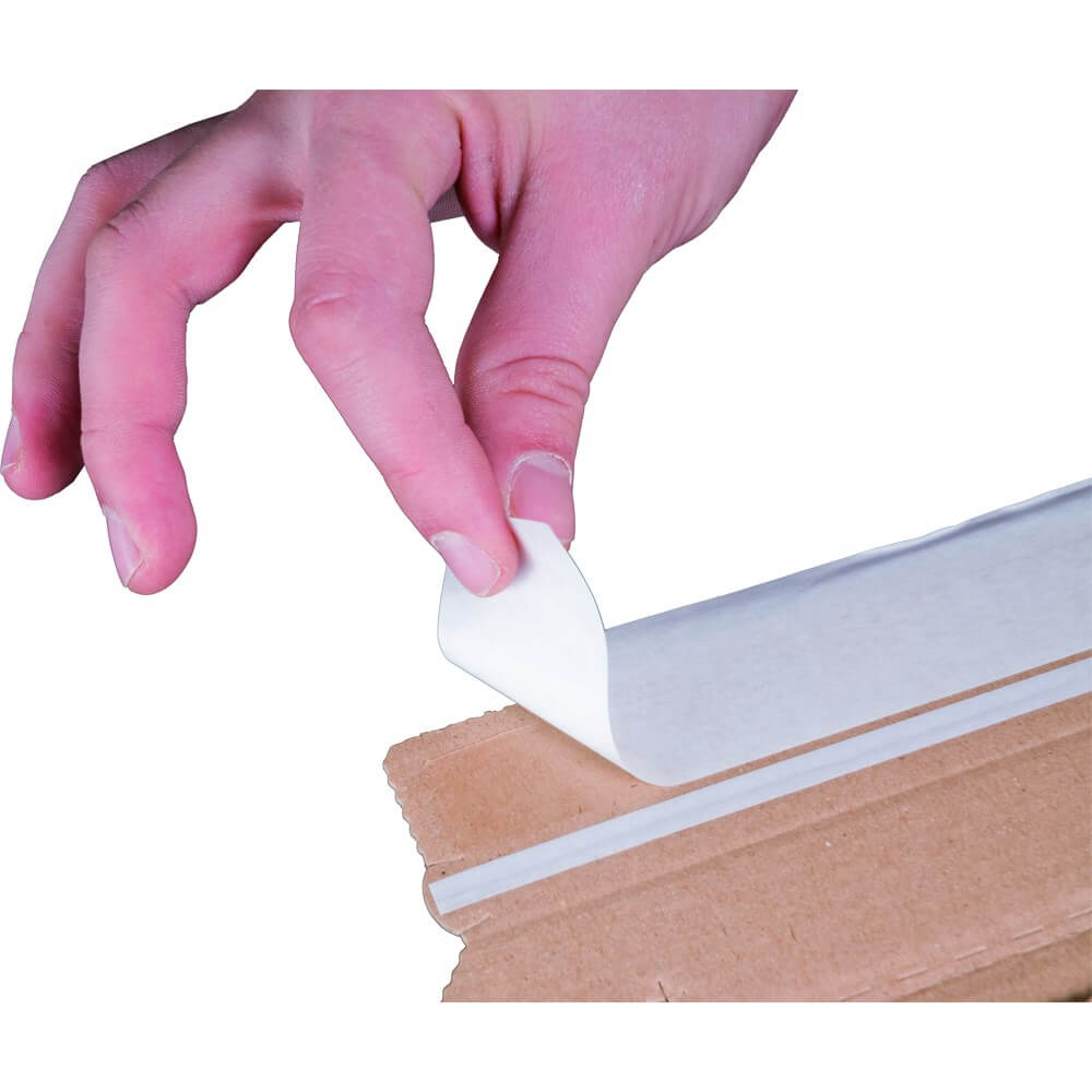 Versandtasche braun aus Wellpappe 150 x 250 x 50 mm (DVD)