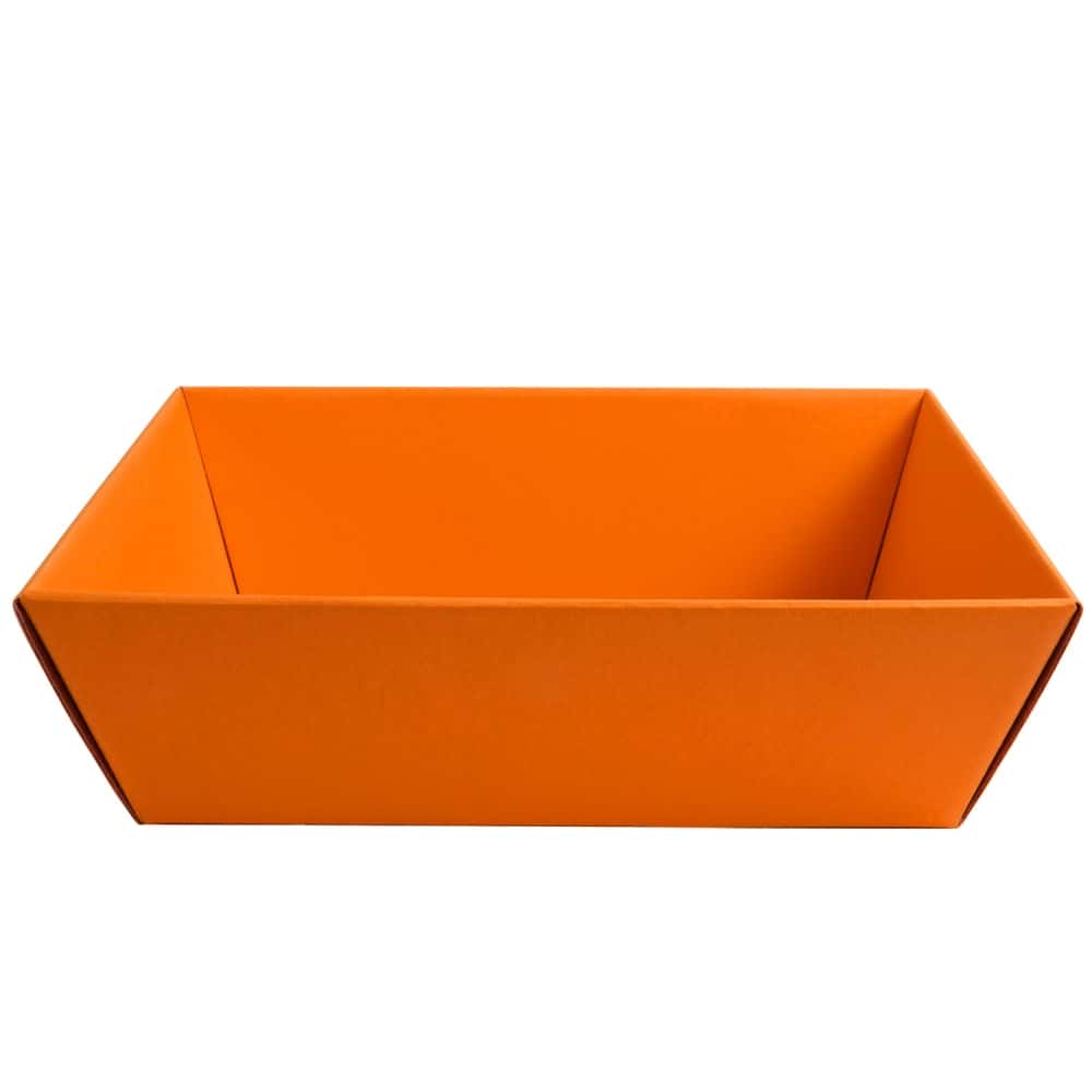 Präsentkorb viereckig 200 x 275 x 80 mm Orange