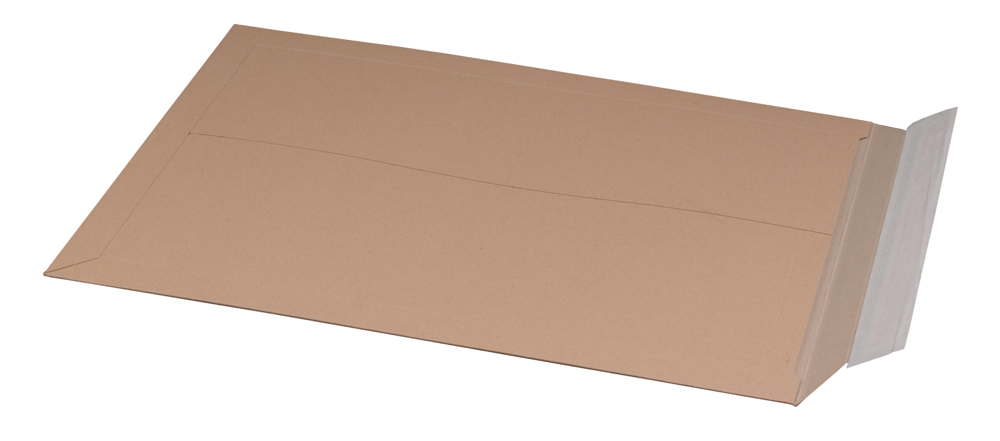 Versandtasche braun aus Vollpappe A3