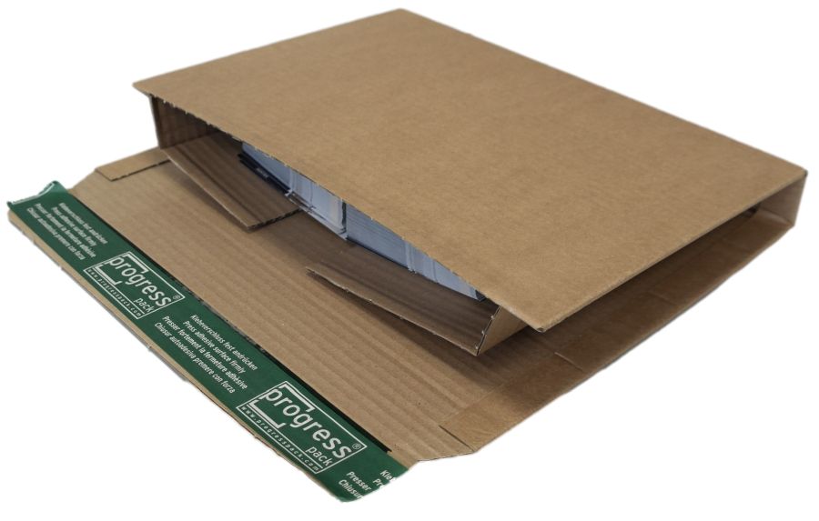 Buchverpackung "Premium" Wellpappe, braun 293 x 235 x 0-35 mm (DIN A4)