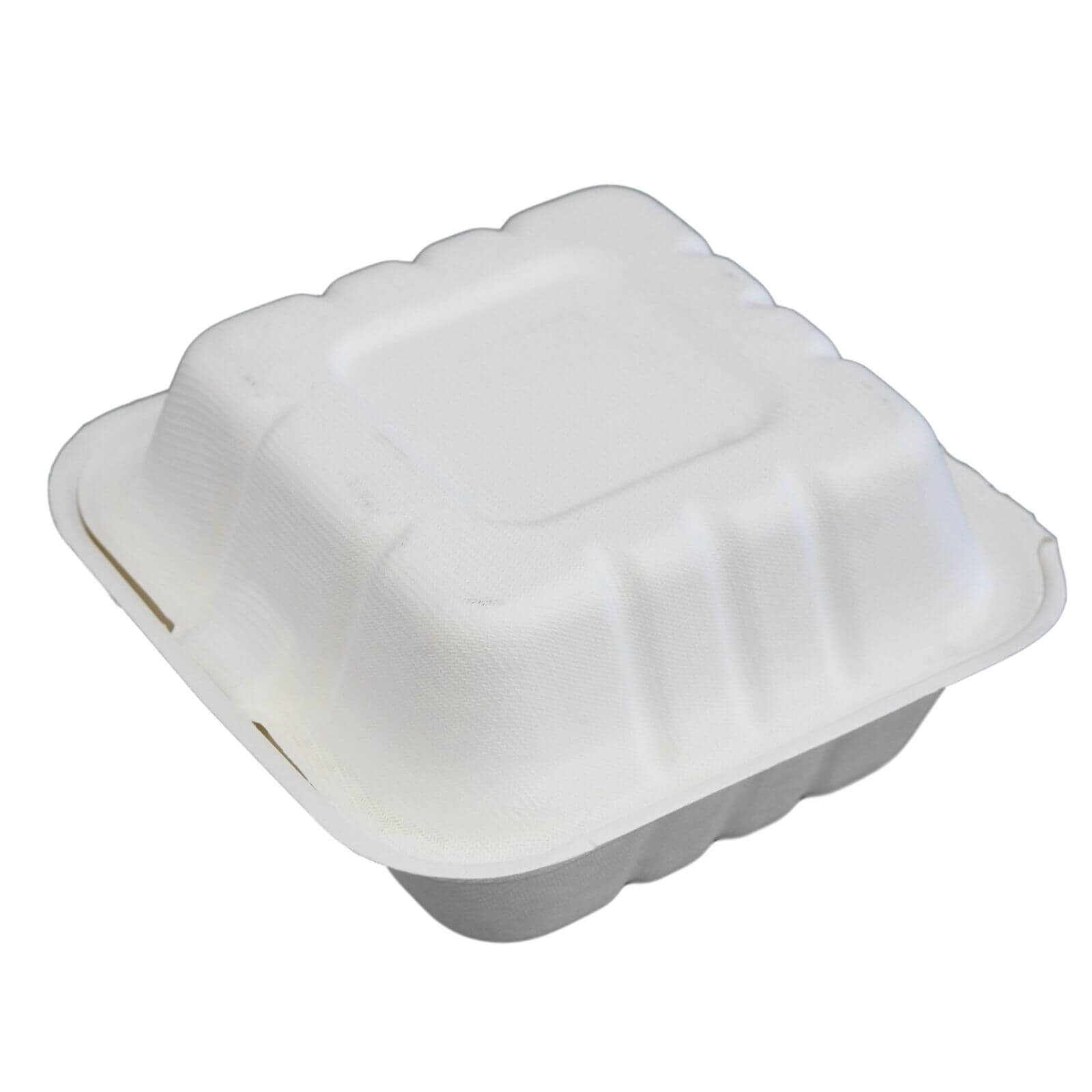 Bagasseboxen Hamburgerboxen Zuckerrohr 162 x 152 x 80 mm