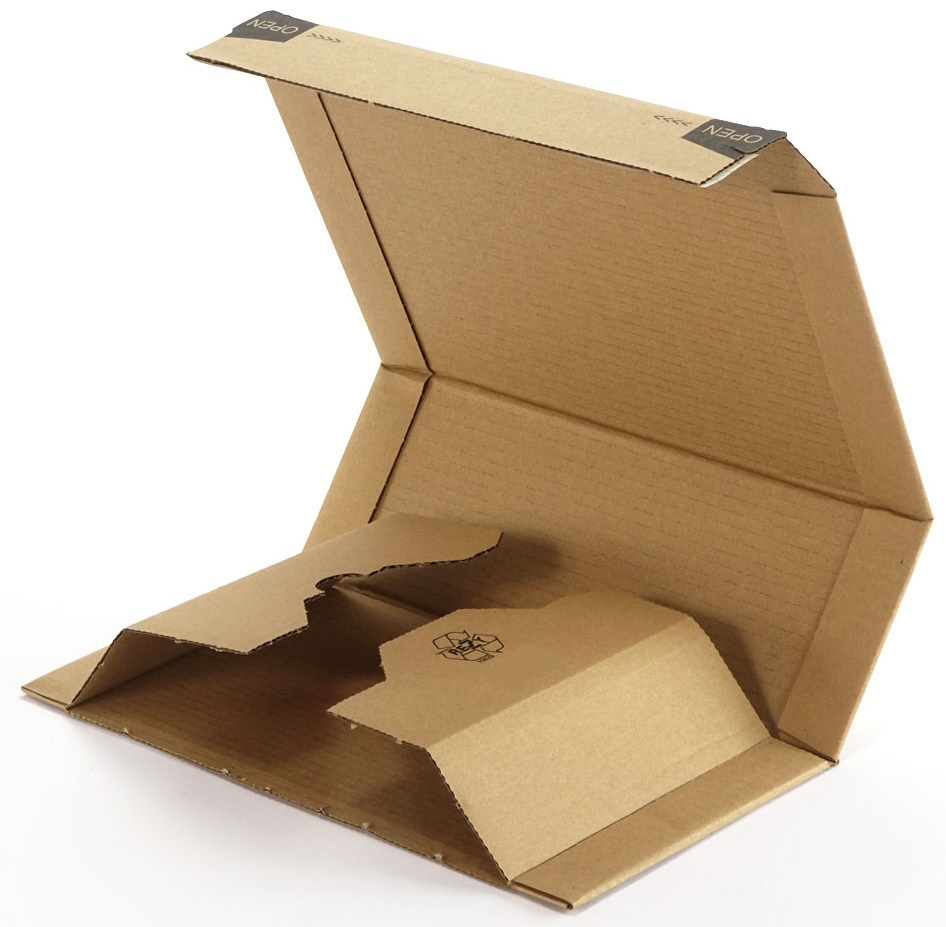 Buchverpackung Wellpappe braun 249 x 165 x 0-60 mm (DIN A5+)