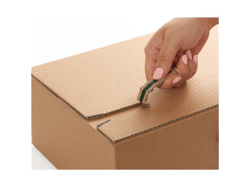 Blitzbodenkarton wiederverschließbar "Premium" braun 230 x 160 x 80 mm (DIN A5+)