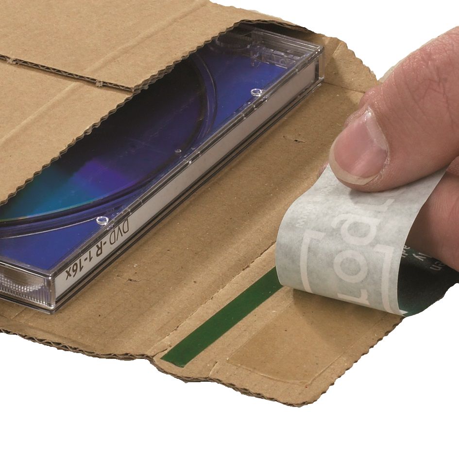 Versandtasche "Premium" Wellpappe, braun 145 x 190 x 0-25 mm (1-2 CDs)