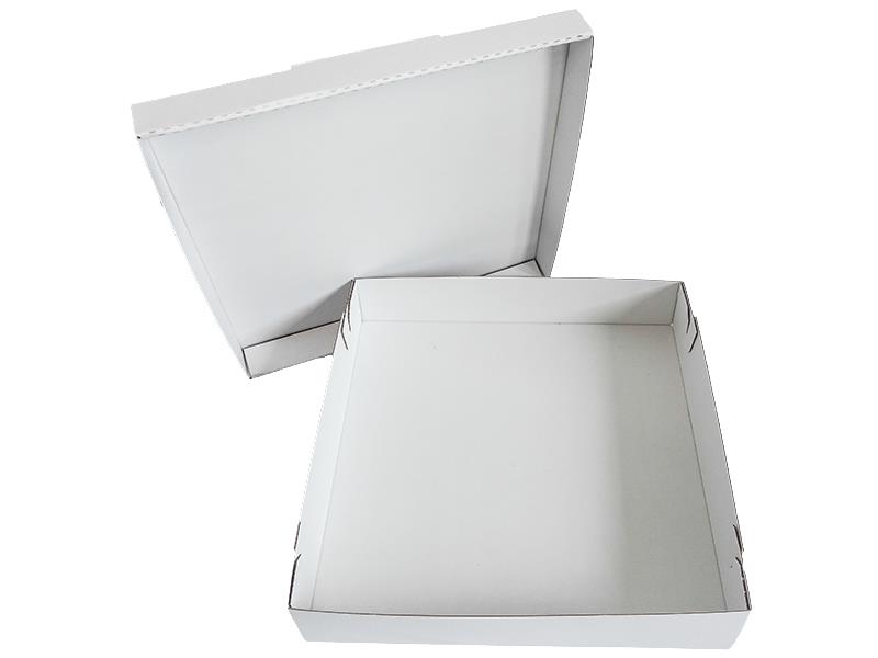 320 x 320 x 120 mm Tortenkarton weiß