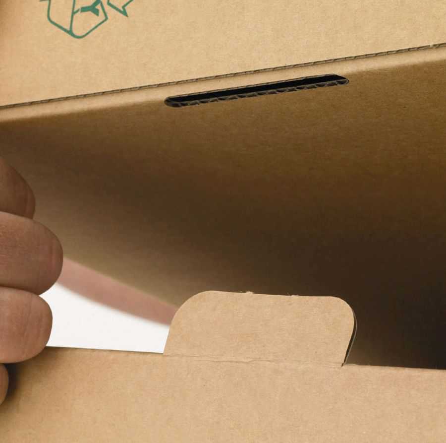 Transportbox mit Frontklappe "Premium", braun, 297 x 334 x 330 mm