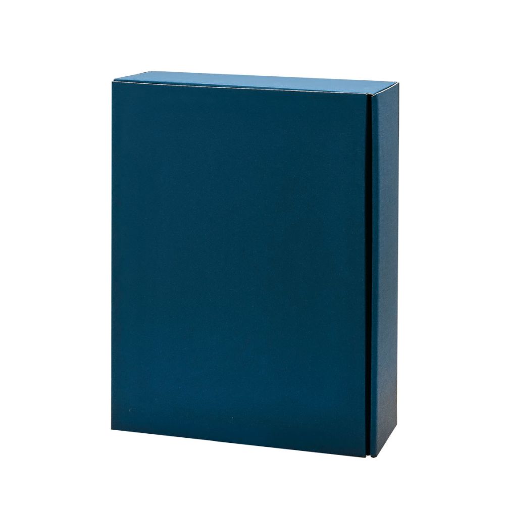 Geschenkbox Struktur Fibra 360 x 260 x 93 mm, blau