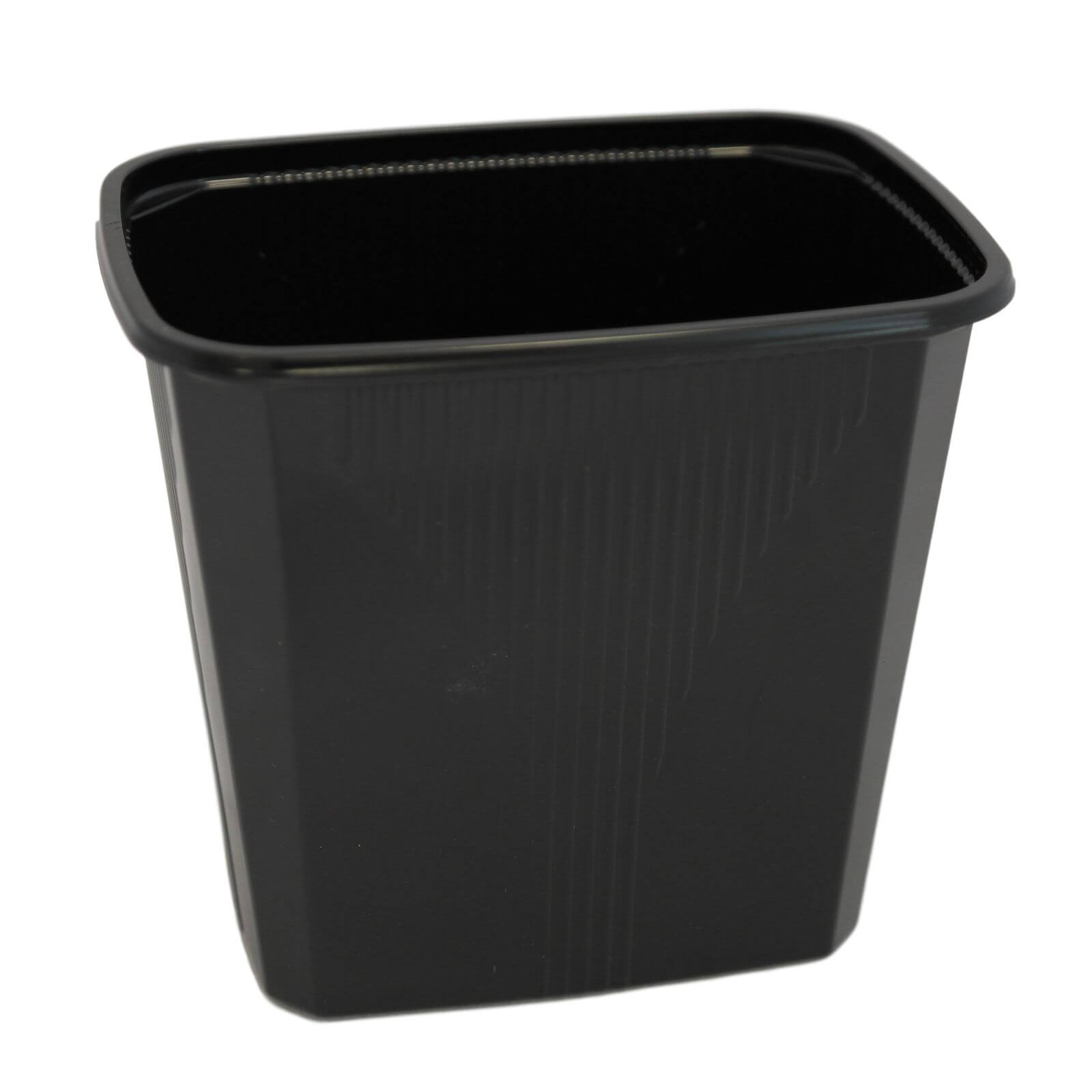 schwarzer Feinkostbecher PS 500 ml (108 x 82 x 96 mm)