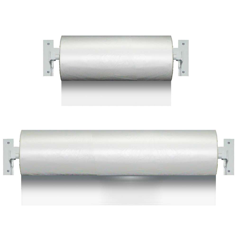 Folienspender zur Wandbefestigung reinweiß, bis 1500 mm