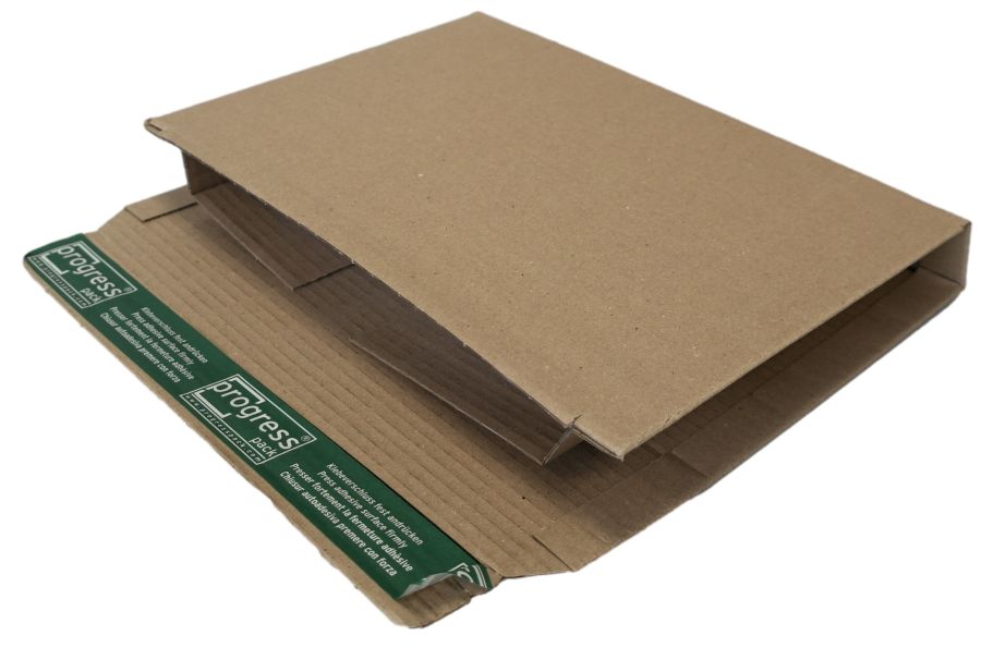 Buchverpackung "ECO" Wellpappe, braun 297 x 235 x 0-35 mm (DIN A4)