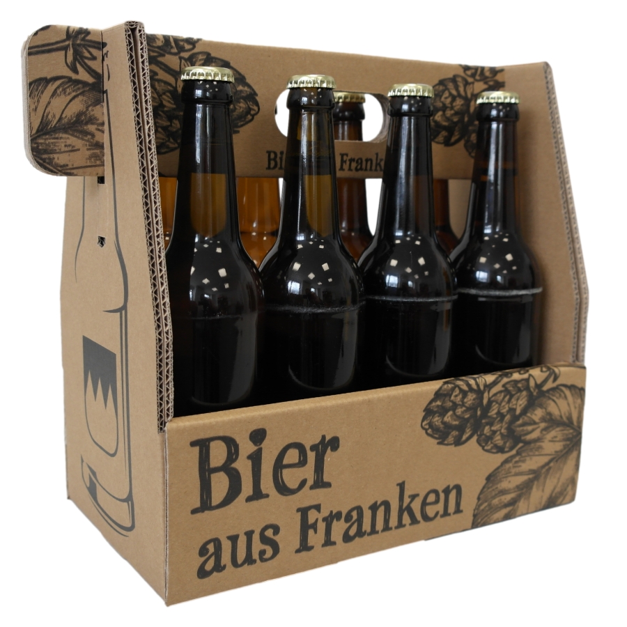 Flaschenträger 0,5 l 8er Bier aus Franken