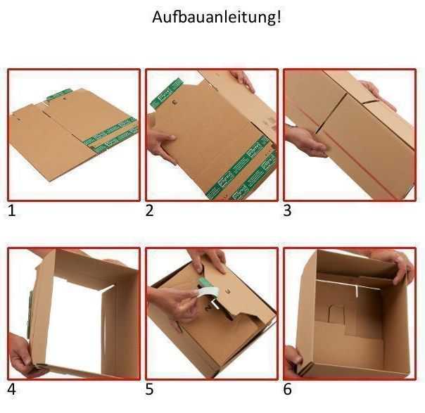 Versandkarton "Premium SuperFlap" mit Steckboden, 1-wellig 230 x 165 x 115 mm (DIN C5)