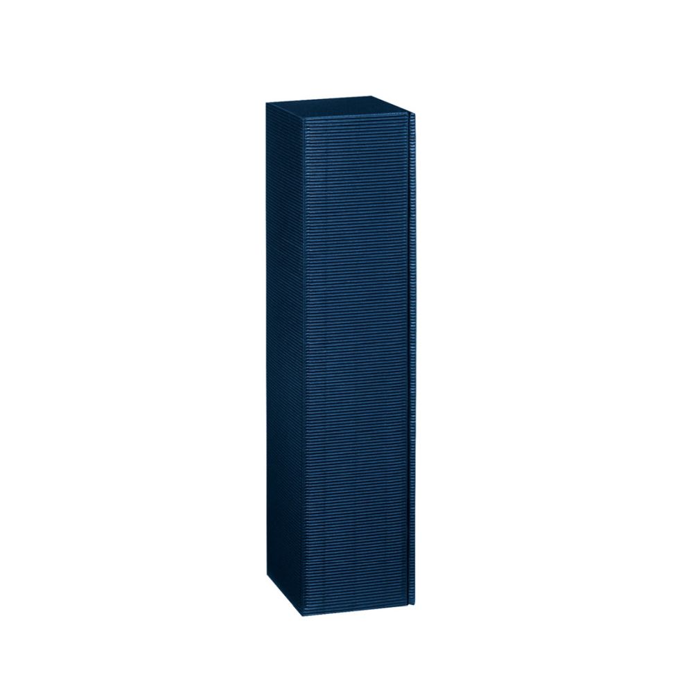 Geschenkbox offene Welle 380 x 90 x 90 mm, blau