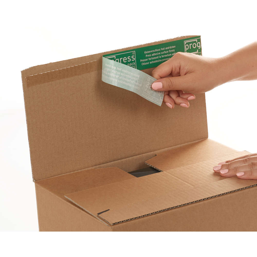 Blitzbodenkarton "Premium“ SK, HR, braun 165 x 120 x 70 - 100 mm (DIN C6)