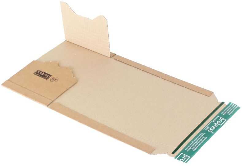 Buchverpackung "Premium" Wellpappe, braun 217 x 155 x 0-60 mm (DIN A5)