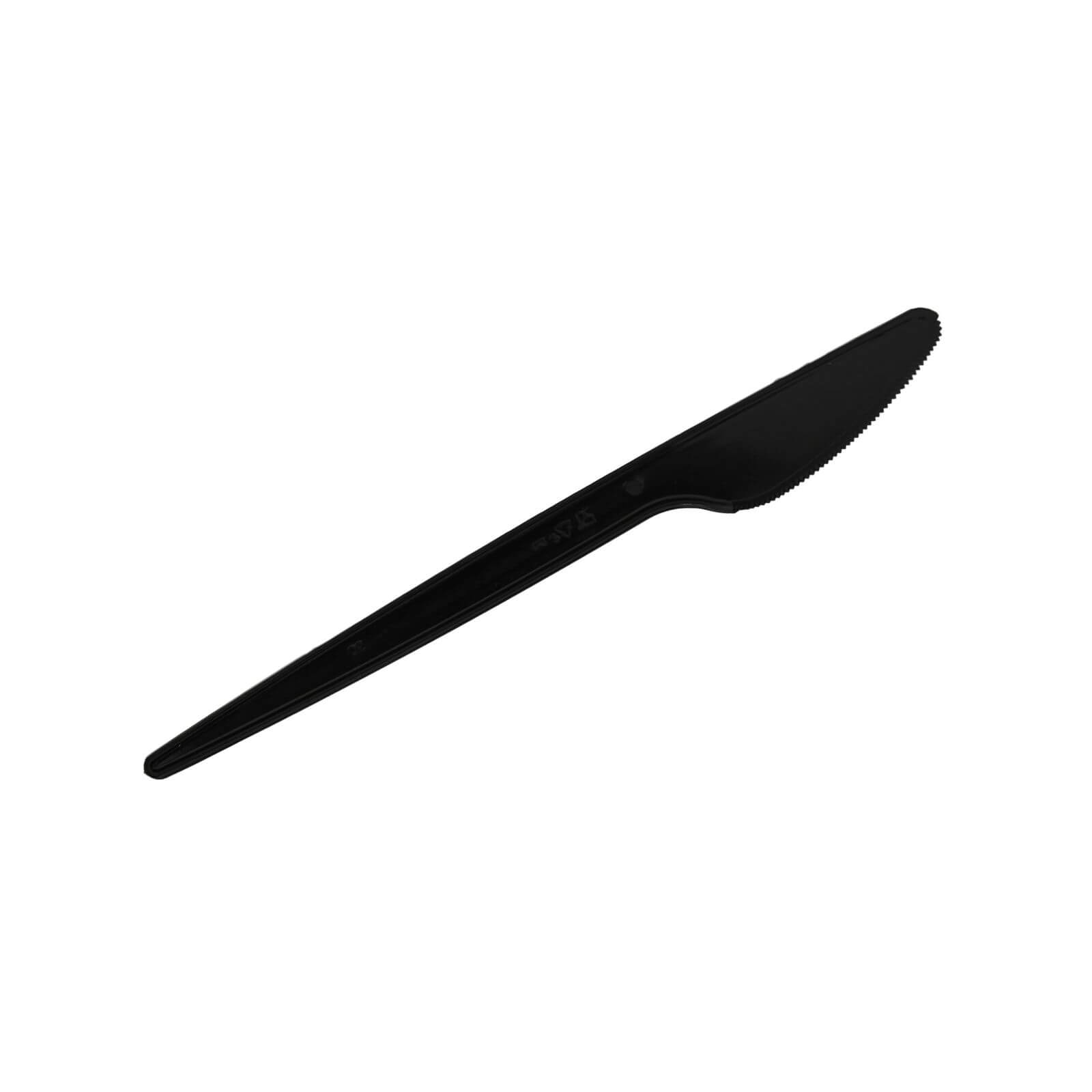 Einweg Messer schwarz Einweg Messer schwarz