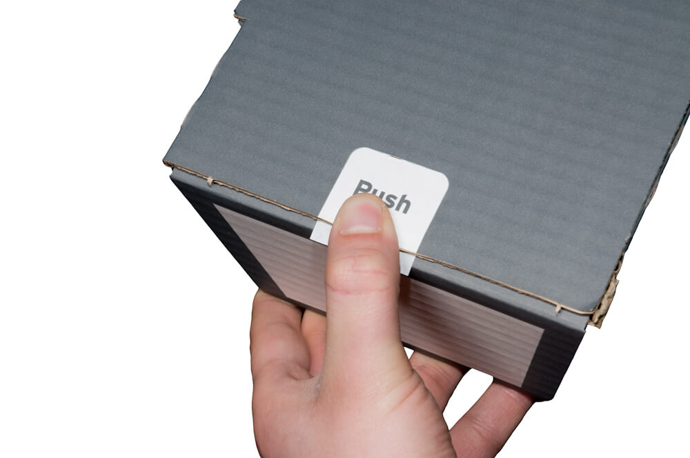 Trapez-Versandverpackung, Plan-Box anthrazit SK, M