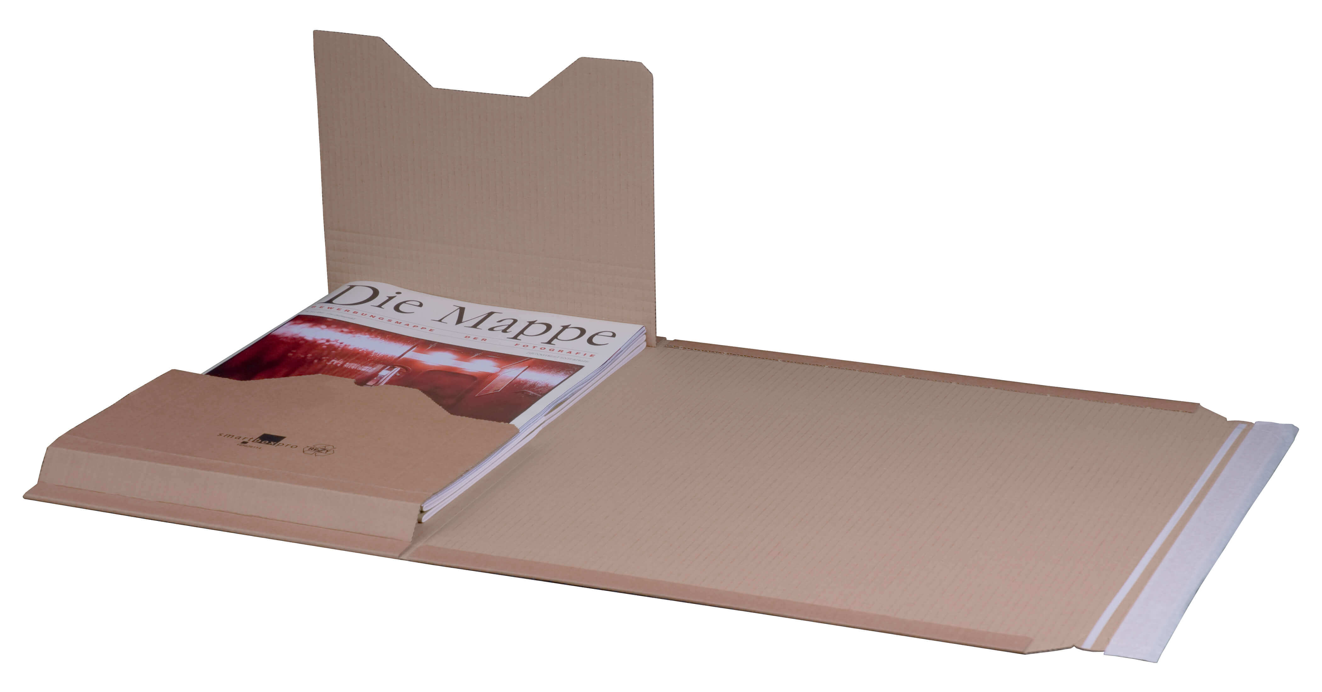 Buchverpackung Standard, braun 455 x 325 x 80 mm (DIN A3)