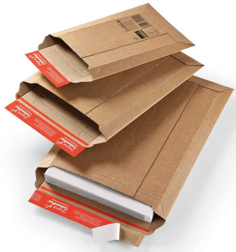 Versandtasche Wellpappe, braun 235 x 340 x 0-35 mm (DIN A4+)