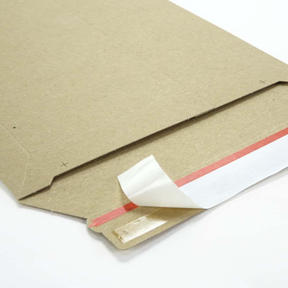 Versandtasche Vollpappe, natur 310 x 235 x 0-30 mm (DIN A4)