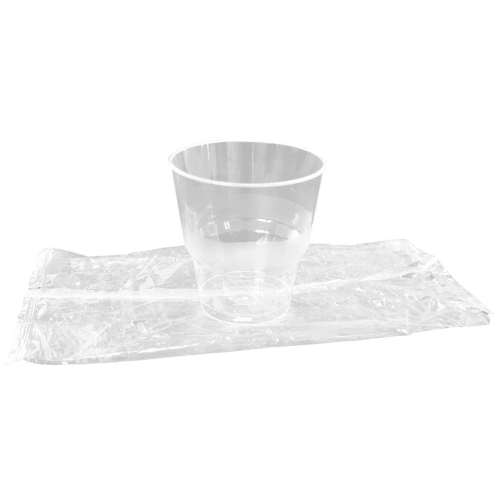 Einweg Zahnputzbecher Spritzguss 200/250 ml (folienverpackt)