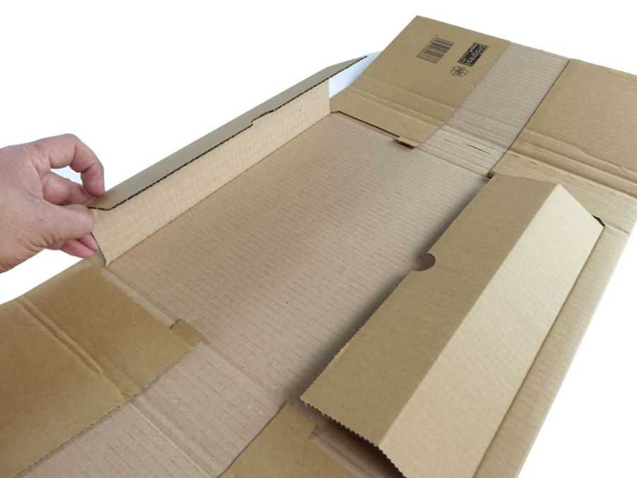 Versandverpackung "Premium Security Flap" 2-wellig, braun 320 x 320 x 0-55 mm (LP)