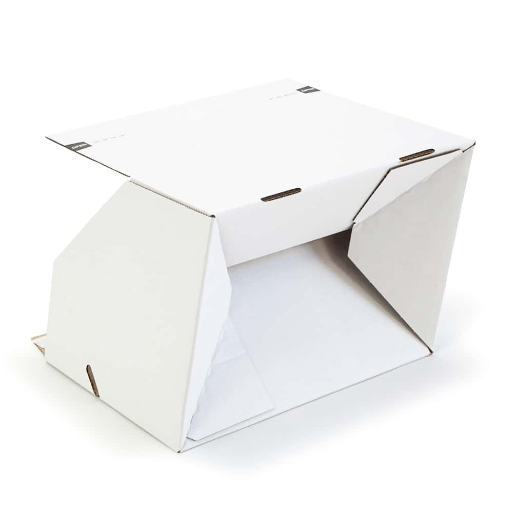 Versandkarton wiederverschließbar, Z-Faltung, weiß 305 x 215 x 130 mm (DIN A4)