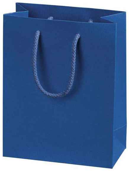 Geschenktüten Streifenprägung 1er Bocksbeutel Dunkelblau