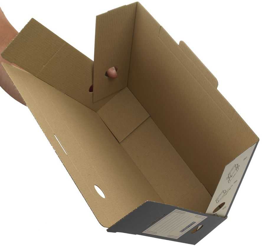 Archivboxen "Select 80/100" grau 315 x 260 x 96 mm (DIN A4+)