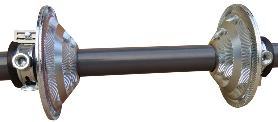 1 Paar konische Stahl-Zentrierkegel