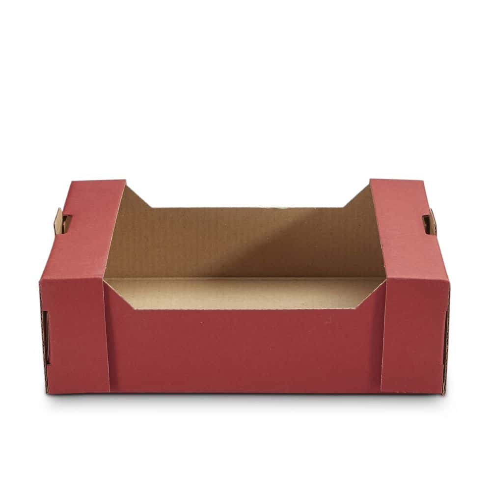 Präsentkorb Obstkiste 145 x 190 x 60 mm Bordeaux