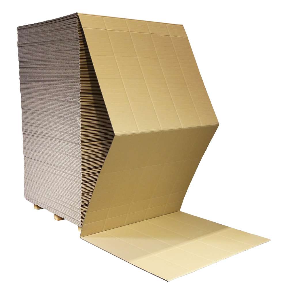 Endloswellpappe 2-wellig für Packgut 236/236 mm (HxB), 1.219 mm breit