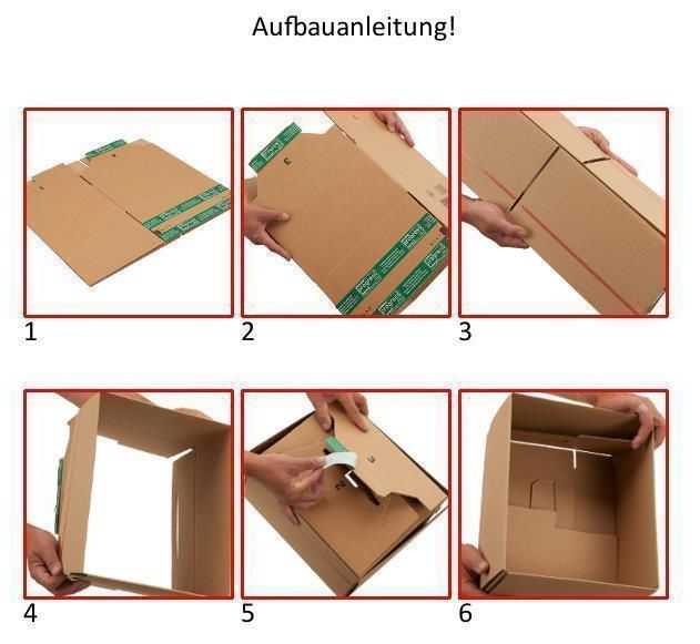 Versandkarton "Premium SuperFlap" mit Steckboden, 2-wellig 460 x 310 x 300 mm (DIN A3+)