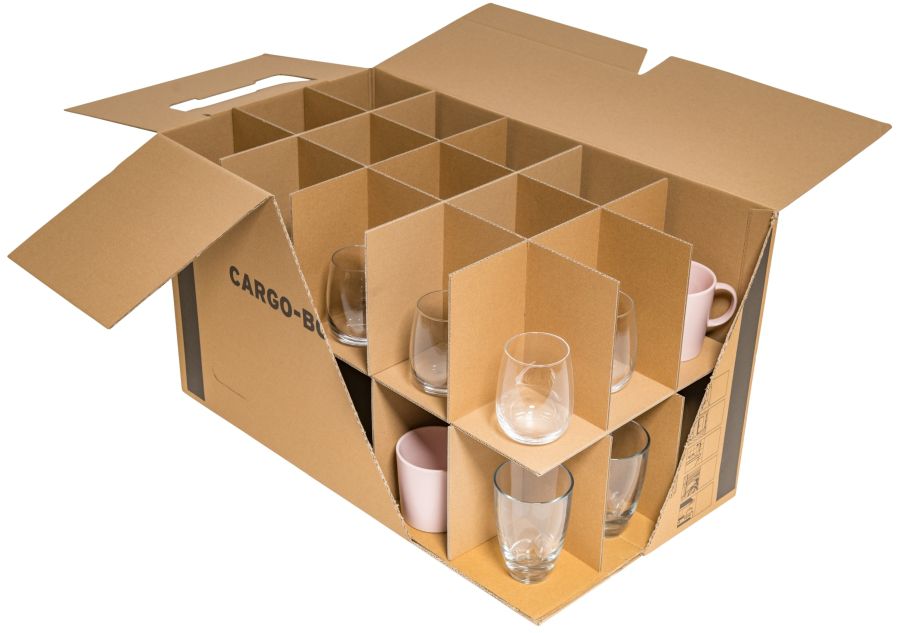 Umzugskartons Gläser Plus