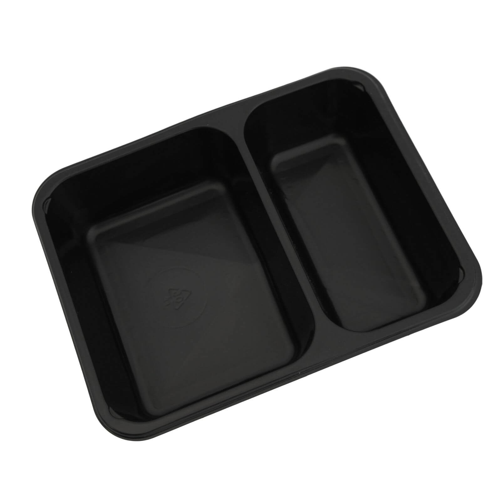 Siegelschale PP Tray schwarz, 228 x 178 x 45 mm (3-geteilt) Siegelschale PP Tray schwarz, 228 x 178 x 45 mm (3-geteilt)
