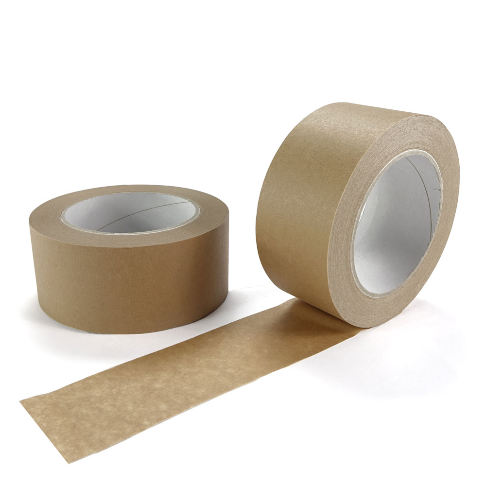 Braunes Papier-Klebeband 50 mm x 50 m Braunes Papier-Klebeband 50 mm x 50 m