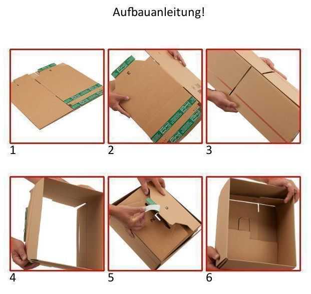 Versandkarton "Premium SuperFlap" mit Steckboden, 1-wellig 334 x 284 x 187 mm