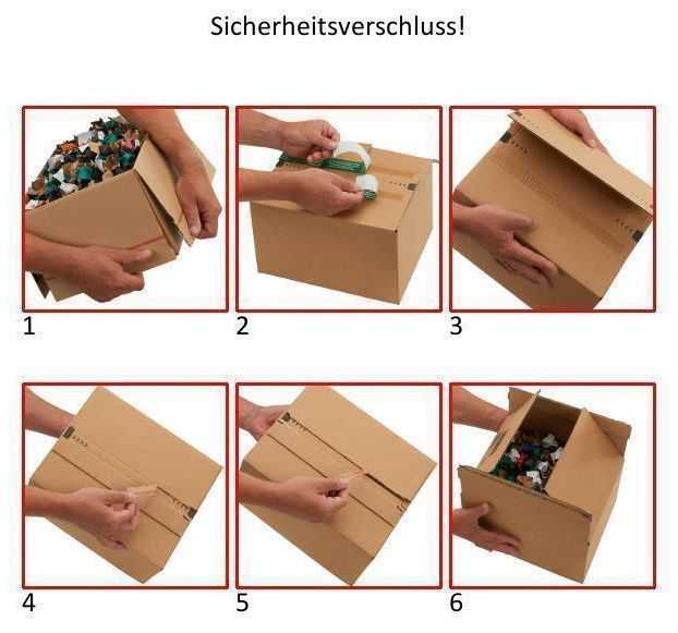 Versandkarton "Premium SuperFlap" mit Steckboden, 1-wellig 310 x 230 x 210 mm (DIN A4+)