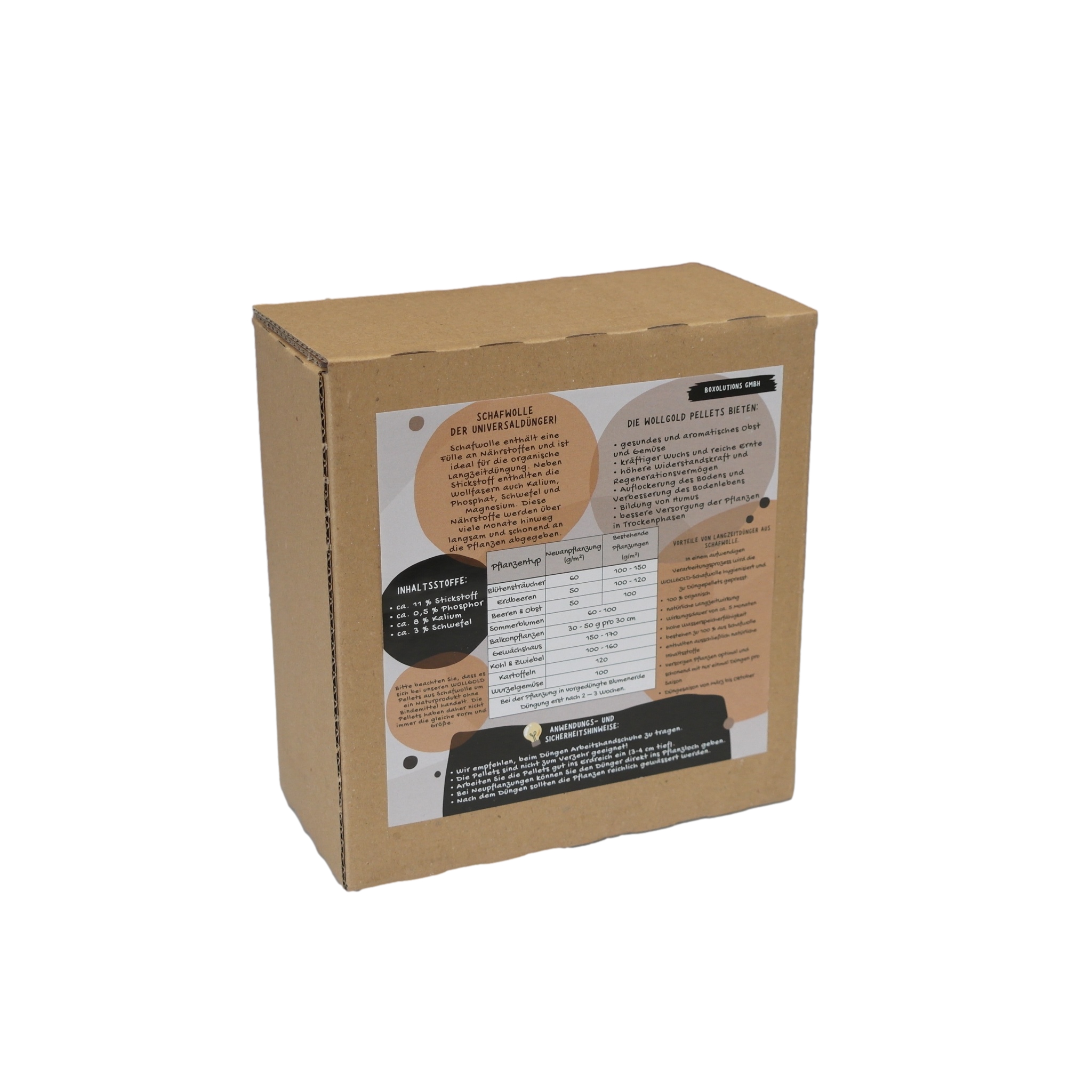 WollGold Schafwollpellets Dünger 1 kg