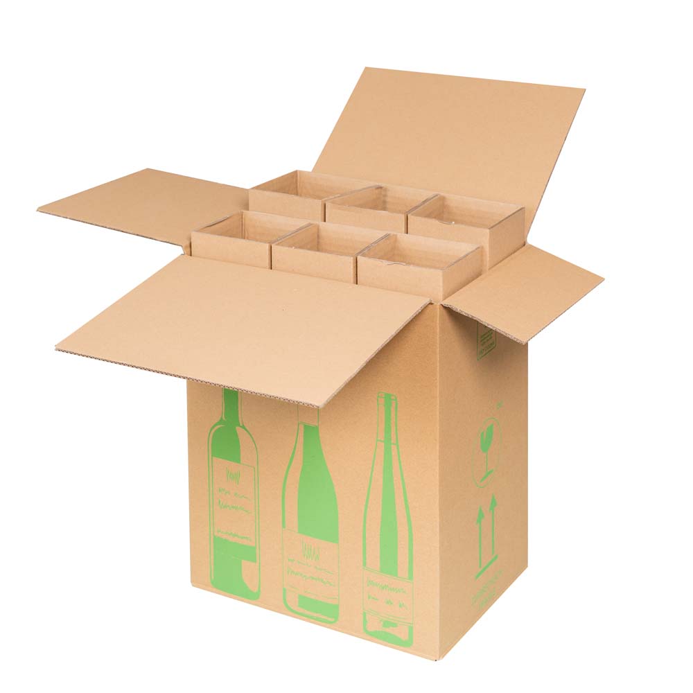 Weinversandverpackung EcoLine Set 6er