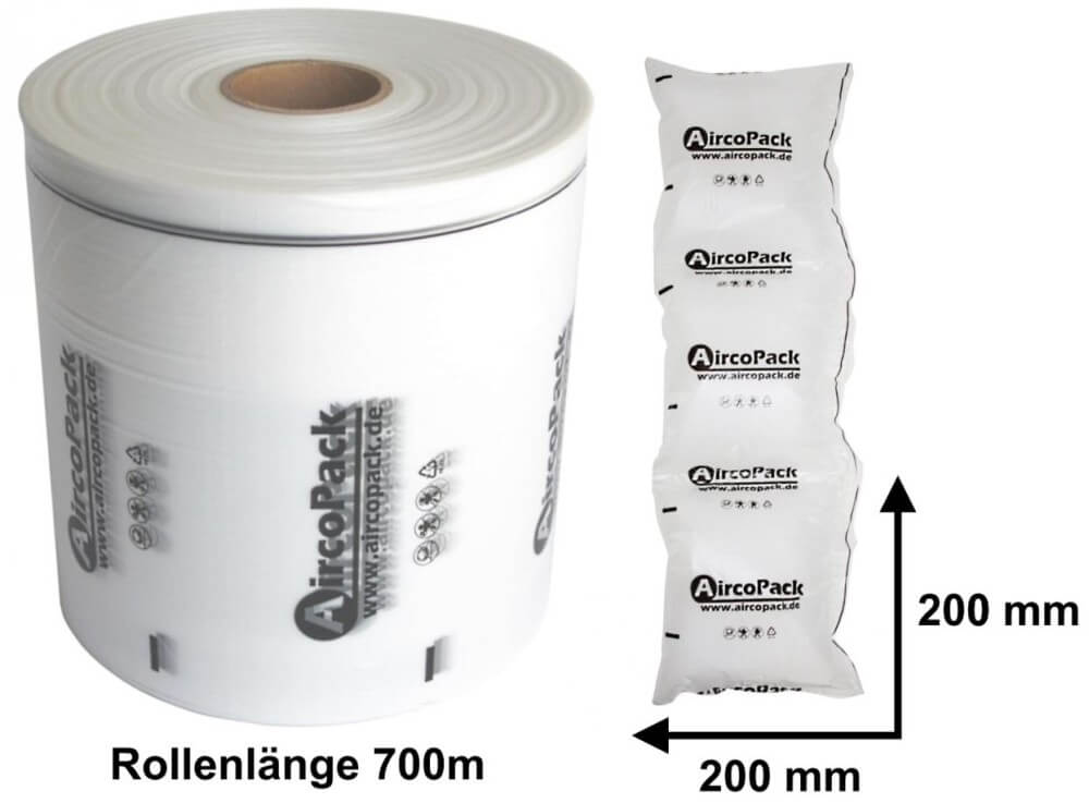 Luftpolsterfoliekissen für AP-X3 & X4 200 mm x 200 mm x 700 m