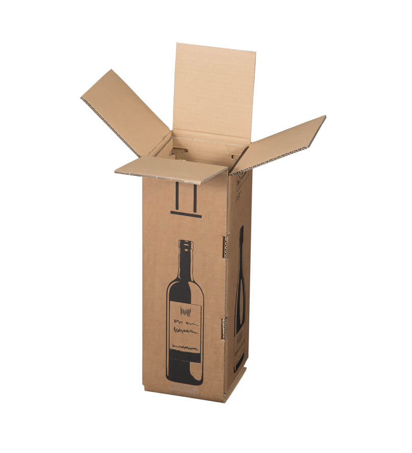 Magnumflaschen Versandkarton Smartboxpro 1er Magnumflaschen Versandkarton Smartboxpro 1er