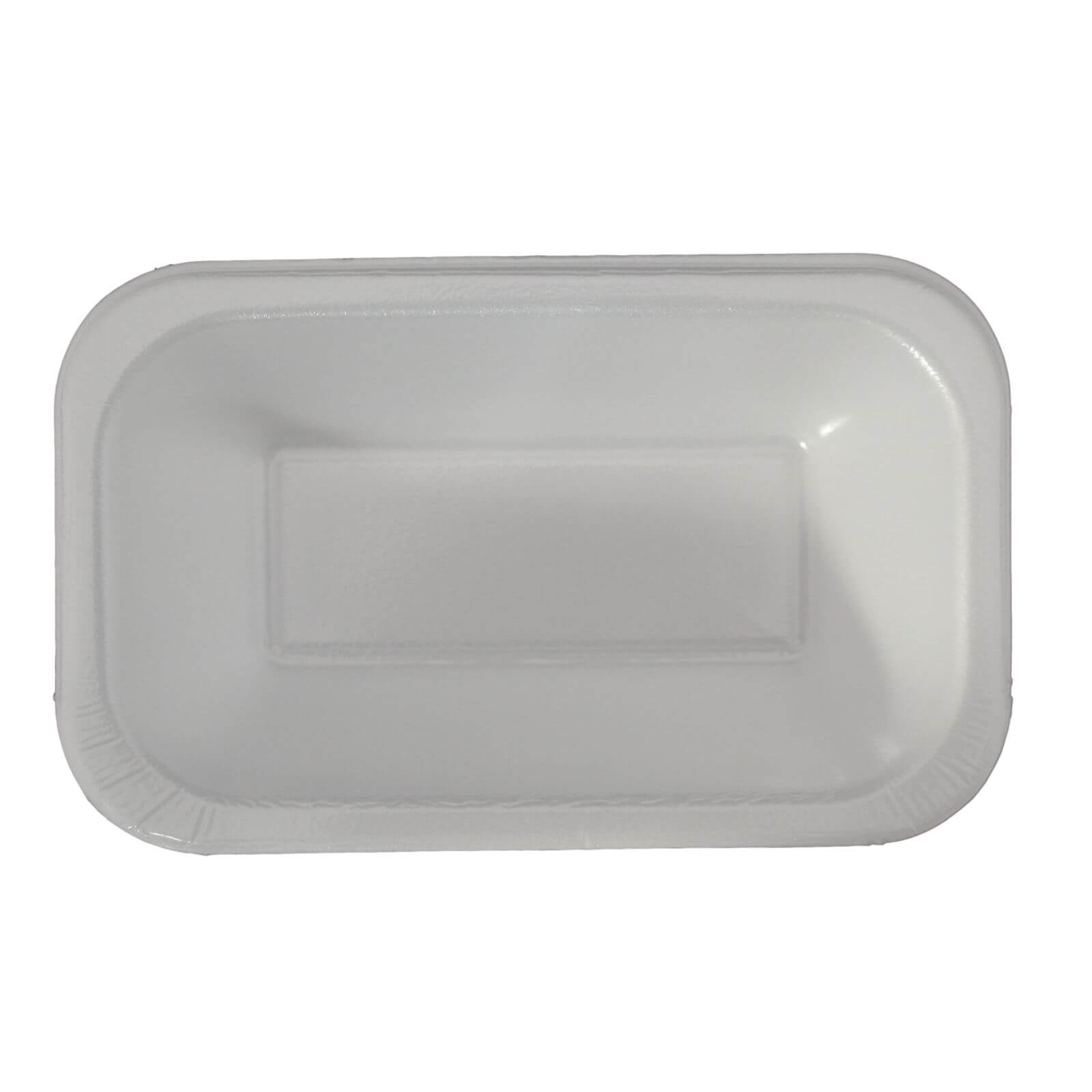 Thermo-Siegelschale XPS weiß, 242 x 150 x 55 mm ungeteilt (750 ml) #609