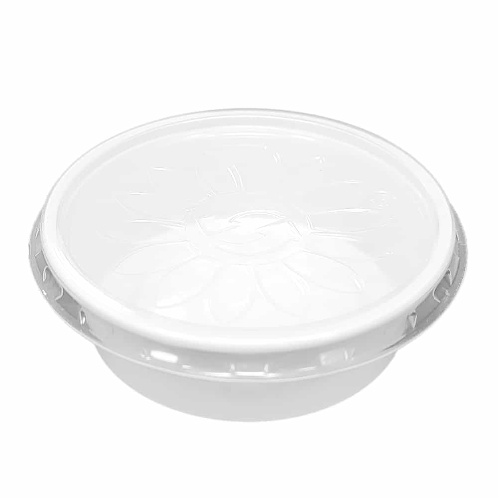 weißer Dressingbecher, Feinkostbecher, Kombipack, PP, 50 ml weißer Dressingbecher, Feinkostbecher, Kombipack, PP, 50 ml