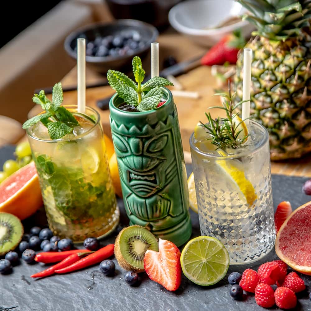 Mehrweg Strohhalme 8 x 250 mm