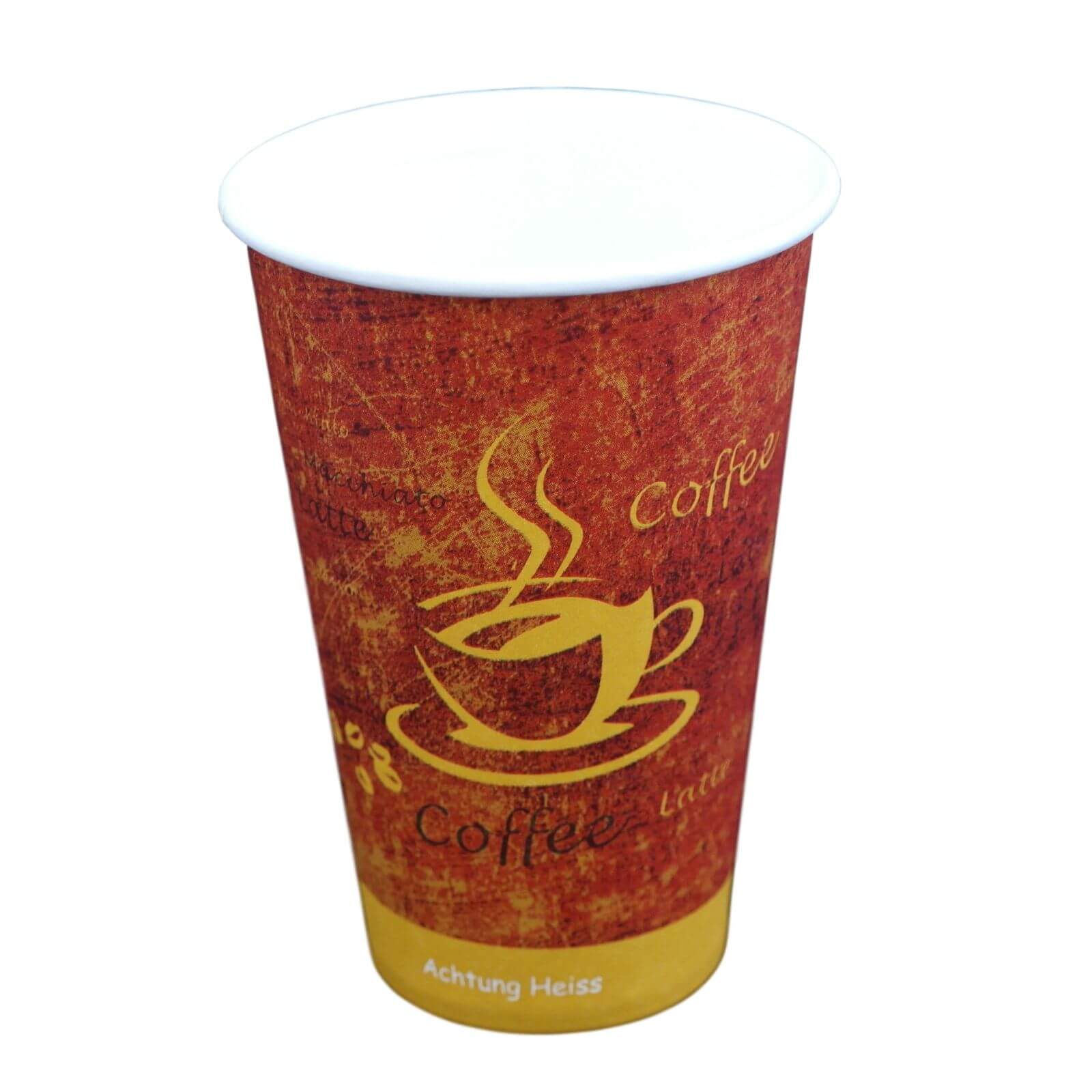 Papp Trinkbecher Coffee to go (Motiv 1) 0,3 l Ø 80 mm (12 oz)